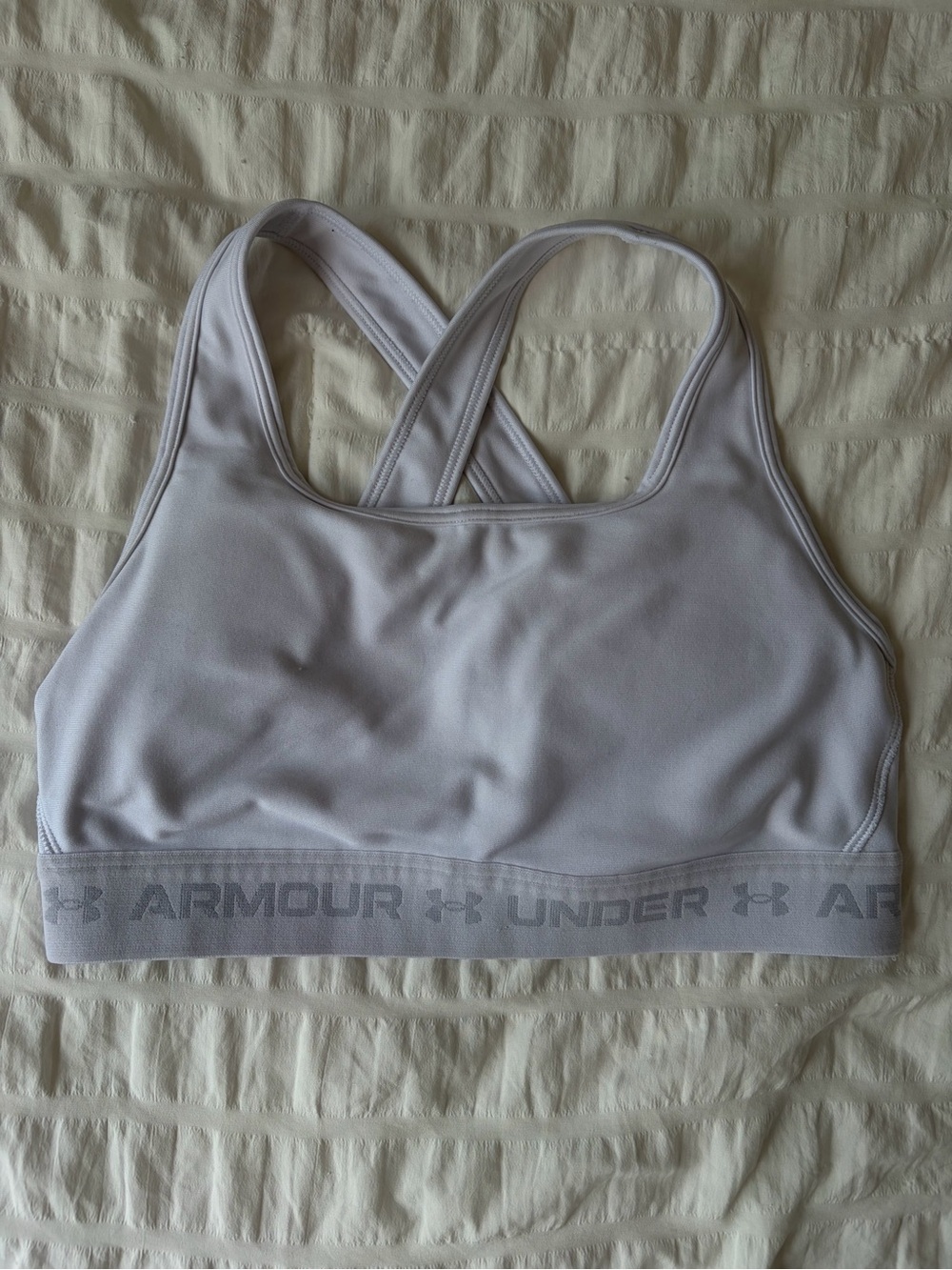 Under Armour Women’s White Crossback Sports Bra